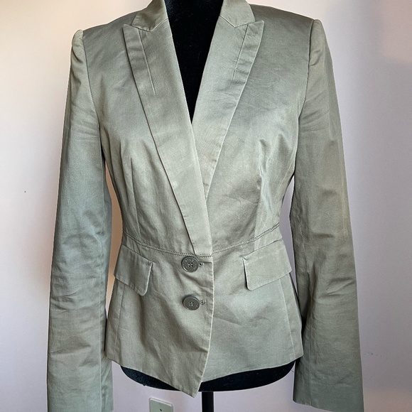 Esprit Khaki Blazer Size 6 - Picture 1 of 3